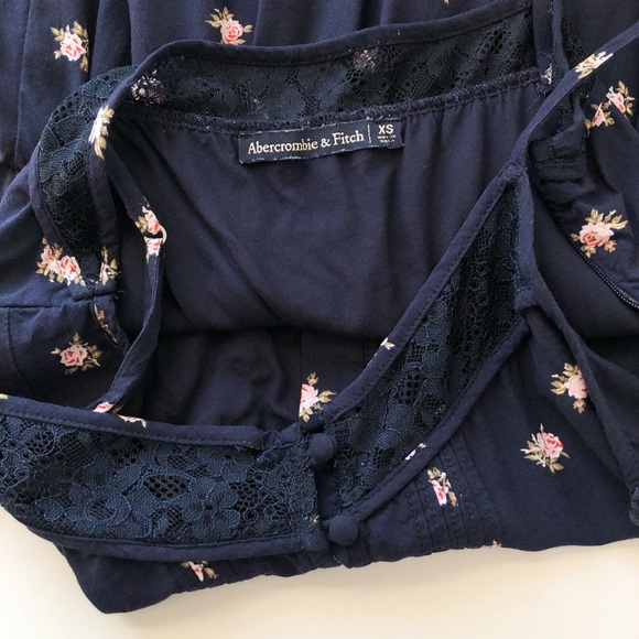 Abercrombie & Fitch Summer Dress Floral Sz xs - Picture 9 of 11